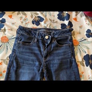 Aeo dark wash jeans